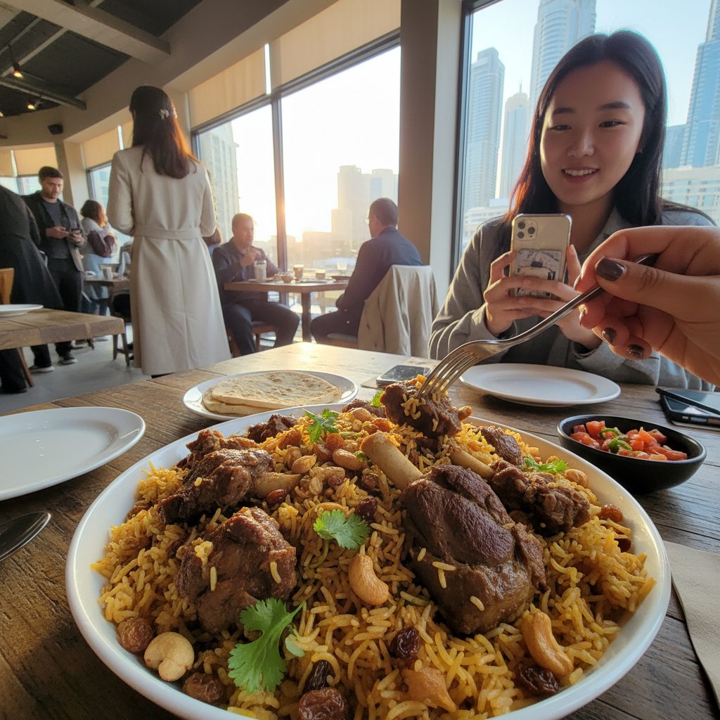 현지 식당에서 먹은 양고기 마크부스